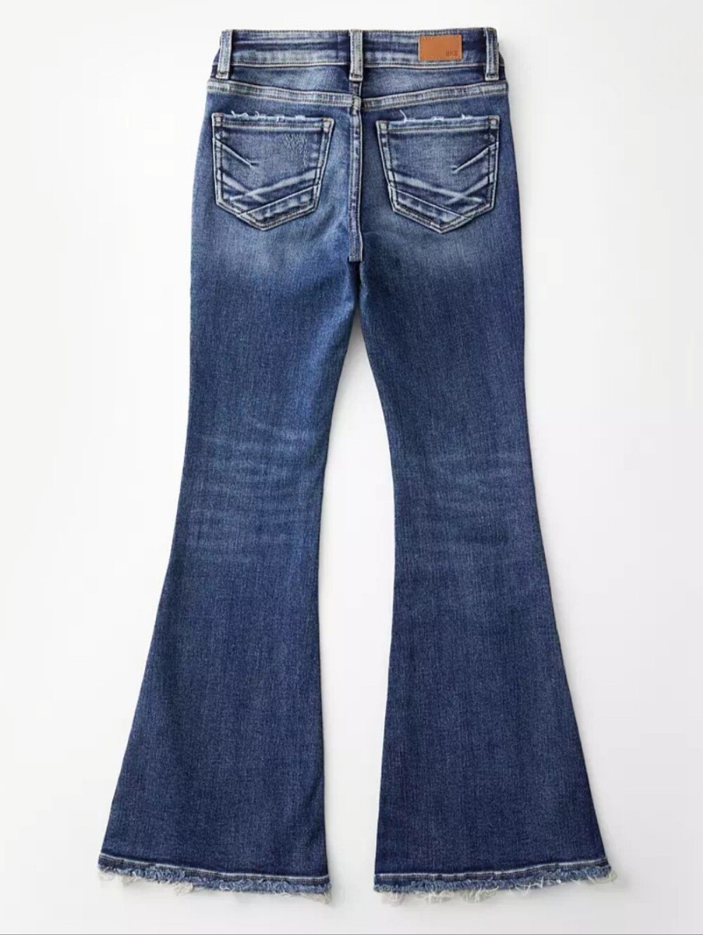 BKE Girl's Dark Blue Flare Jeans Sz 12. School